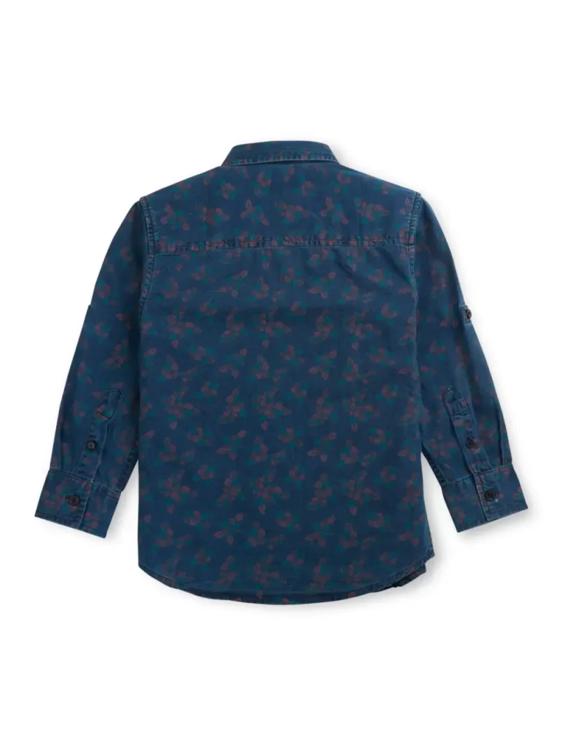 Gini And Jony Boys Solid Cotton Shirt
