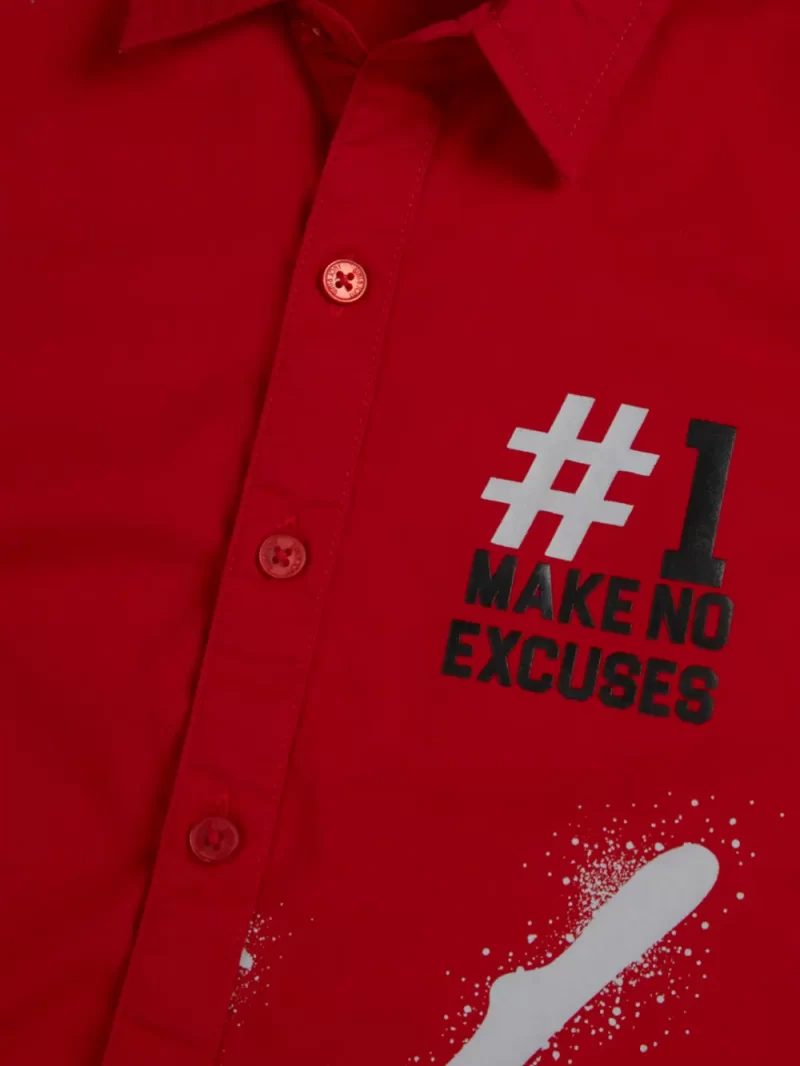 Gini And Jony Boys Solid Cotton Shirt