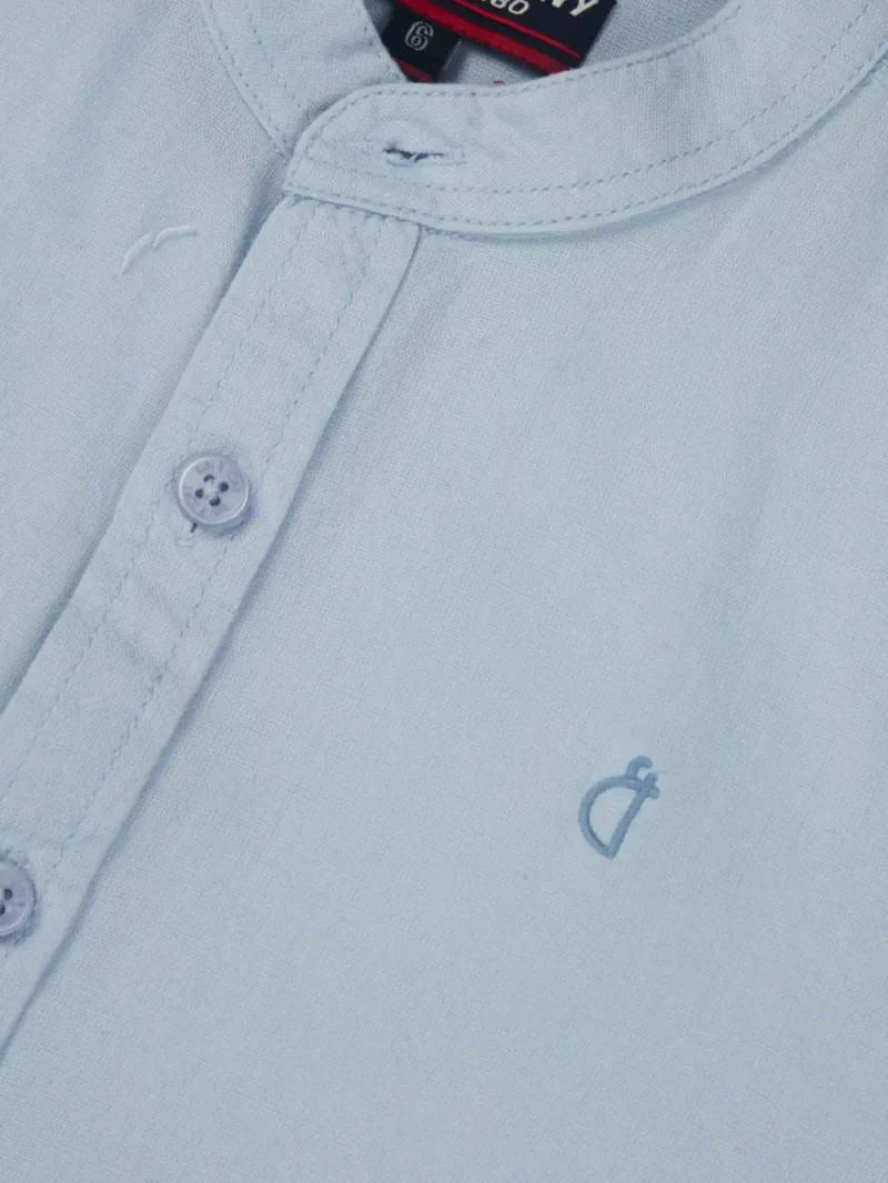 Gini And Jony Boys Solid Cotton Shirt