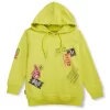 Gini And Jony Boys Green Printed Fleece Full Sleeves Sweat Shirt
