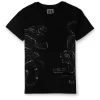 Gini & Jony Boys' Blue T-Shirt Knitshand-Wash Regular Fit