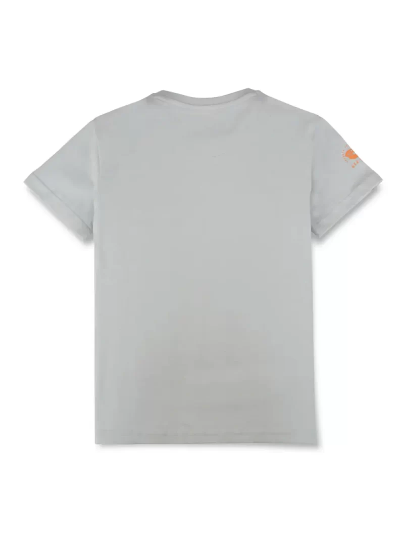 Gini & Jony Boys' Blue T-Shirt Knitshand-Wash Regular Fit