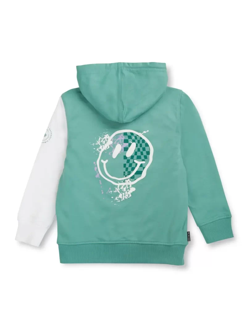 Gini & Jony Boys Green Printed Cotton Sweat Shirt