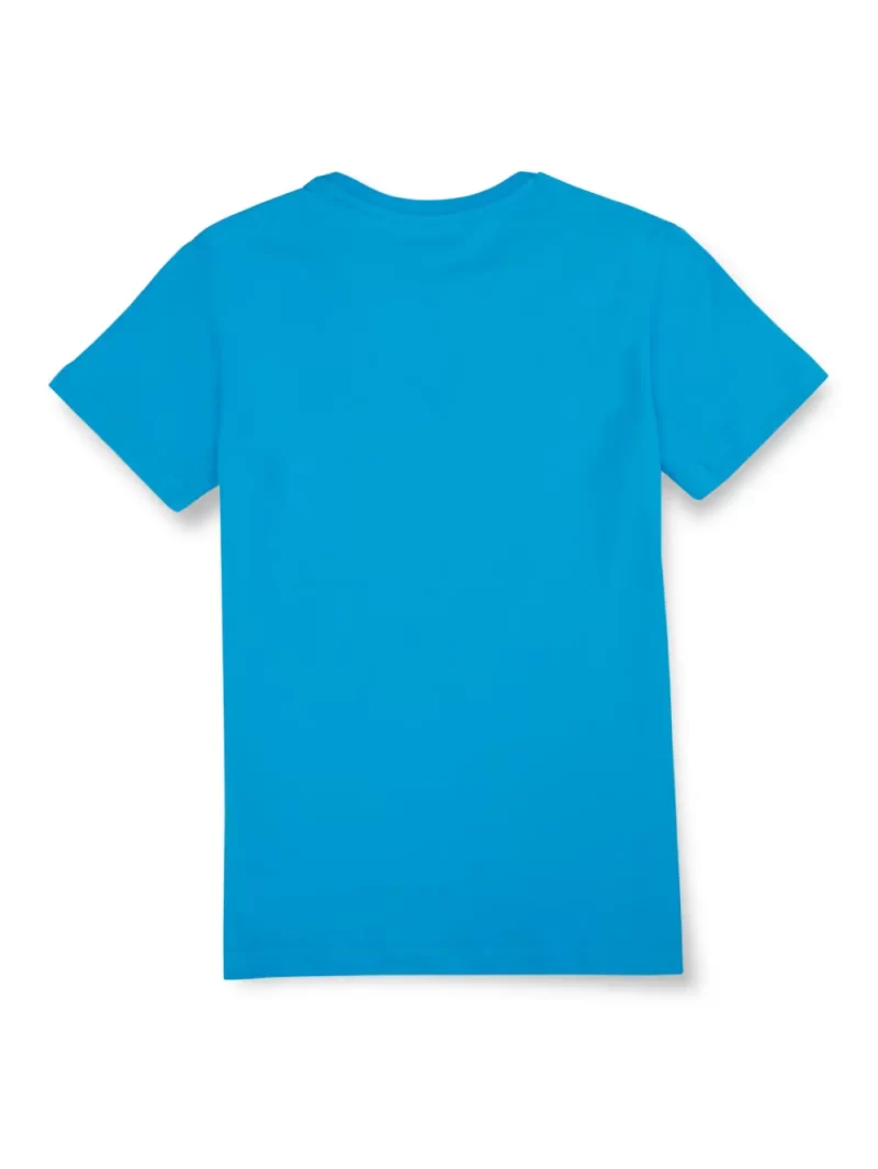 Gini And Jony Boys Blue Printed Cotton Half Sleeves T-Shirt