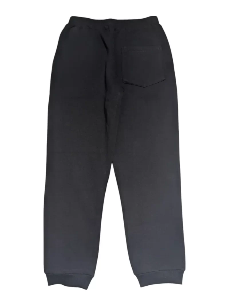 Gini And Jony Boys Black Typographic Print Cotton Track Pant Elasticated