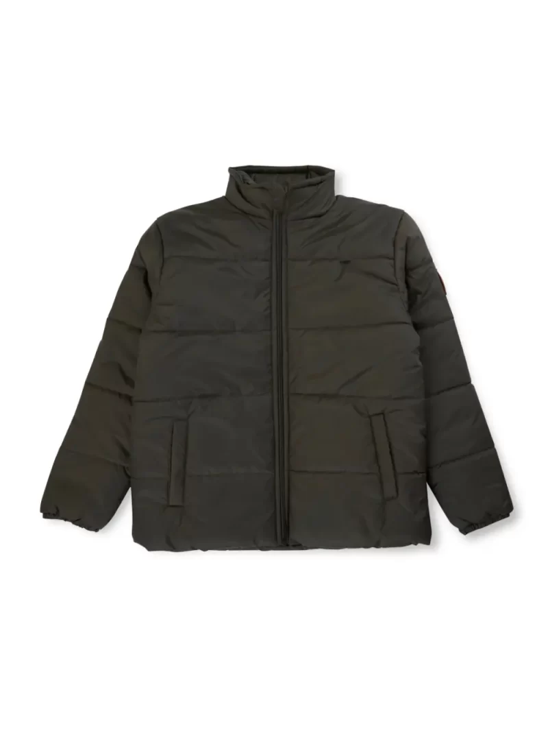 Gini & Jony Boys Green Solid Polyester Full Sleeves Heavy Winter Jacket
