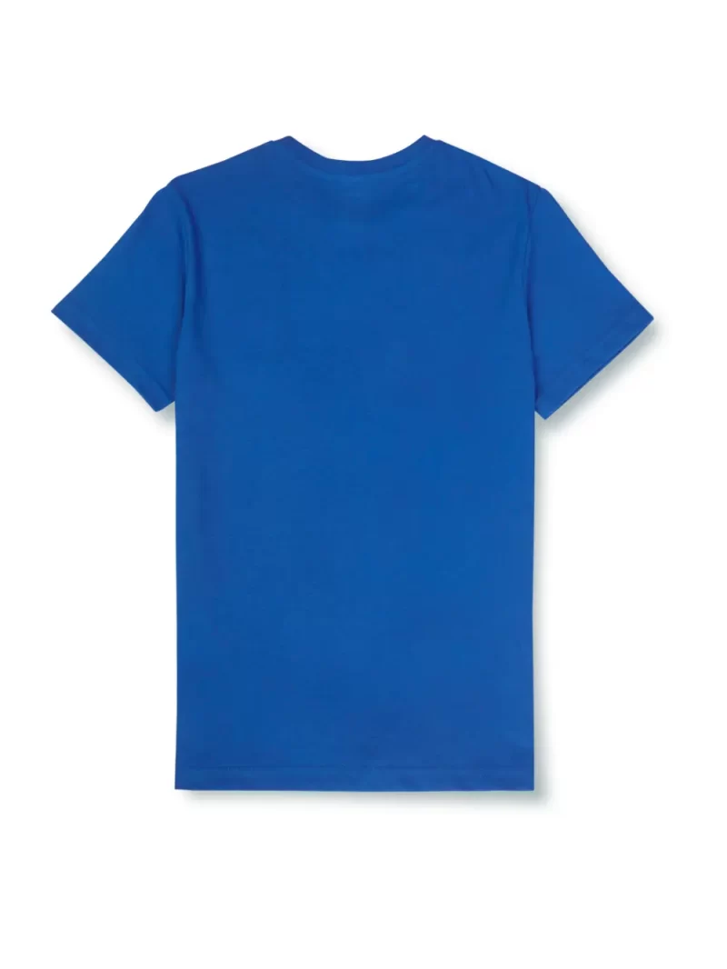Gini & Jony Boys' Blue T-Shirt Knitshand-Wash Regular Fit