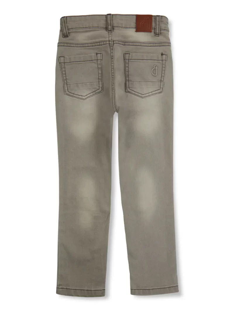 Gini & Jony Boys Grey Washed Denim Jeans