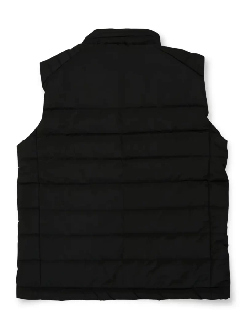 Gini And Jony Boys Black Solid Taffeta Heavy Winter Jacket Sleeveless