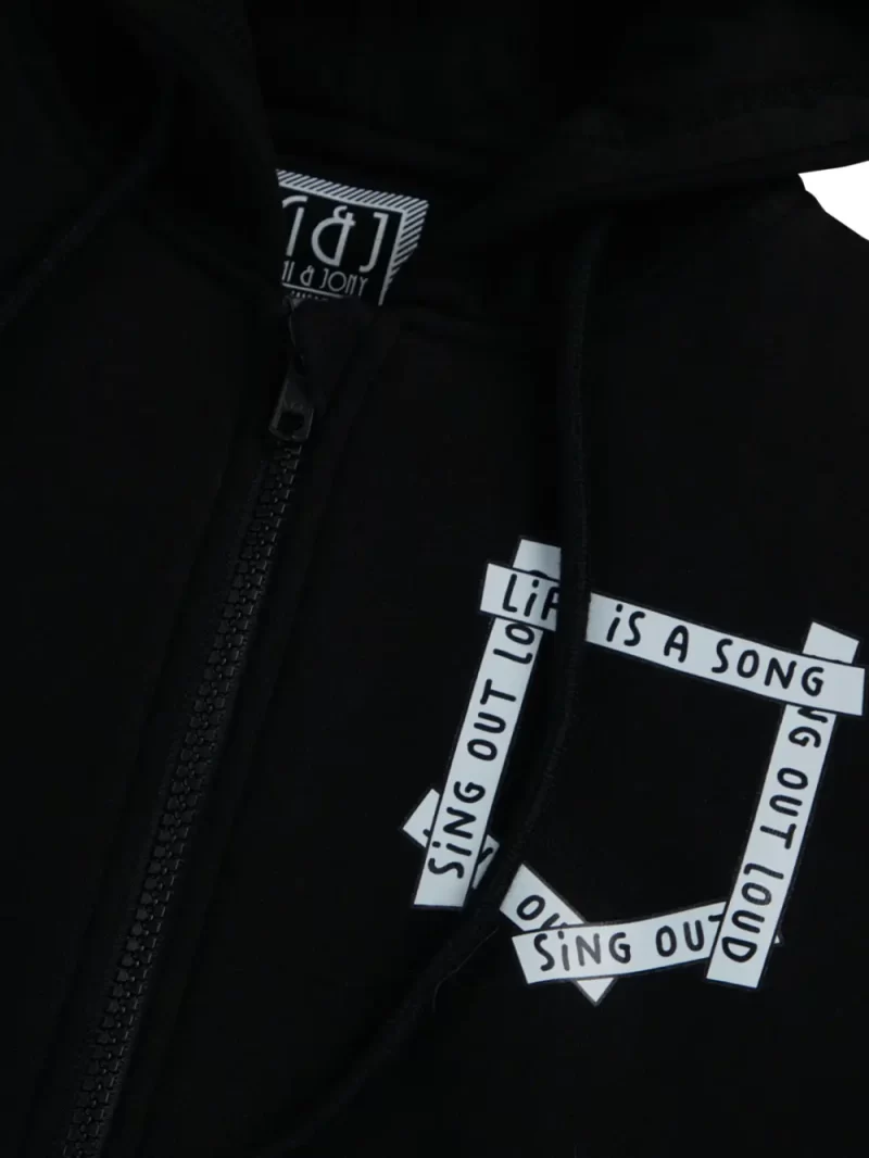 Typography Lightweight Varsity Jacket