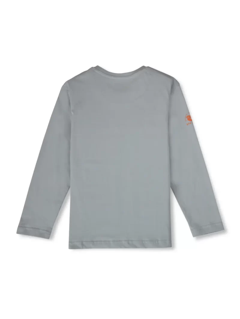 Gini & Jony Boys' Blue T-Shirt Knitshand-Wash Regular Fit