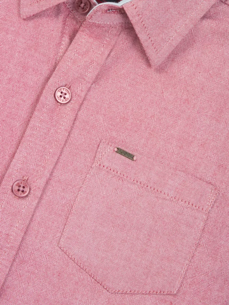 Gini And Jony Boys Solid Cotton Shirt