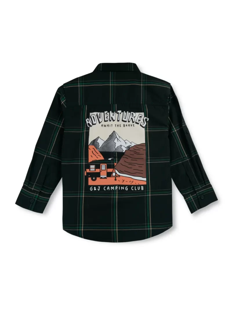 Gini And Jony Boys Solid Cotton Shirt