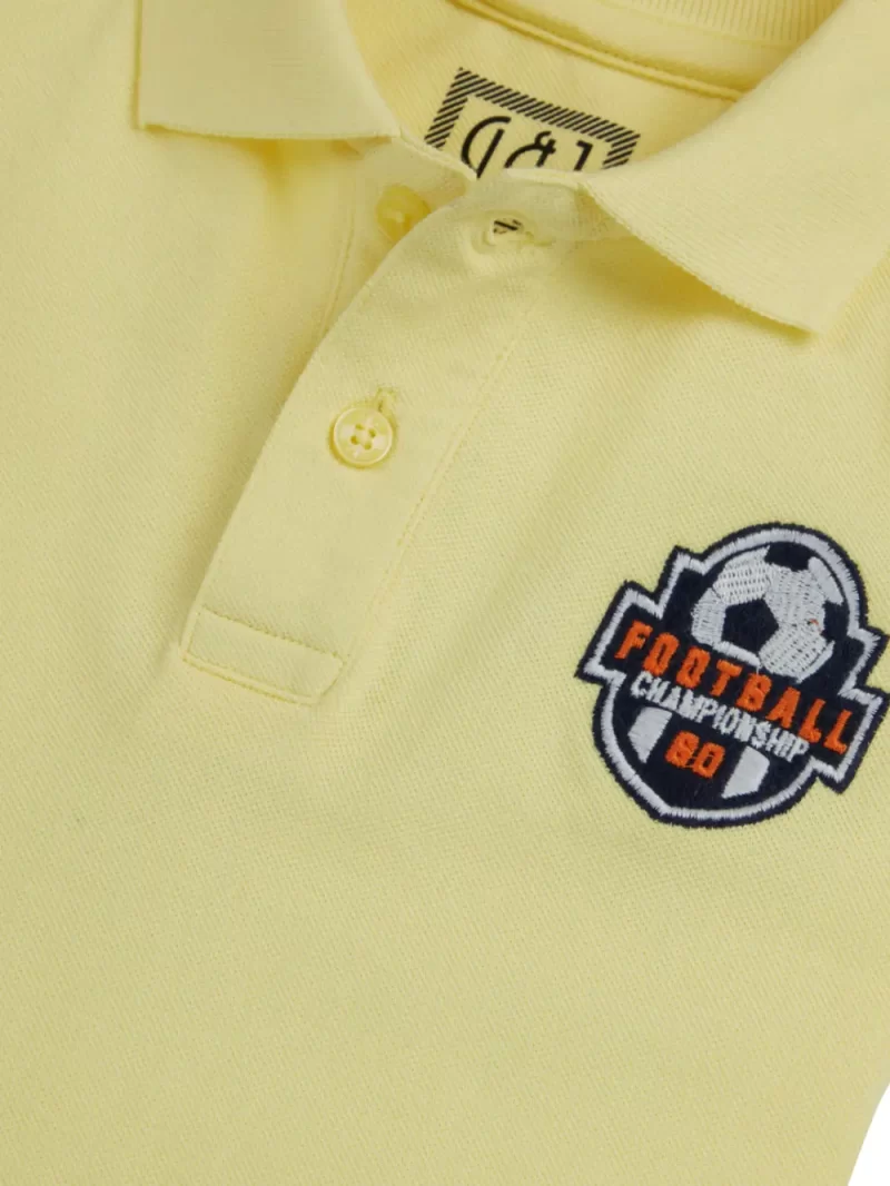 Gini & Jony Boys Solid Spread Collar Half Sleeves Shirt