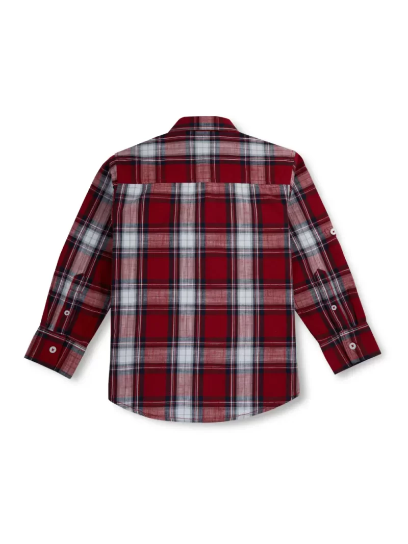 Gini And Jony Boys Solid Cotton Shirt