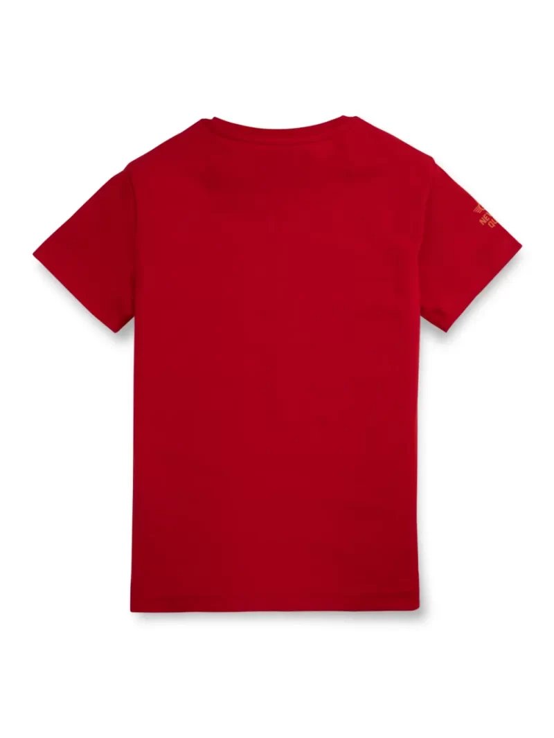 Gini & Jony Boys' Blue T-Shirt Knitshand-Wash Regular Fit