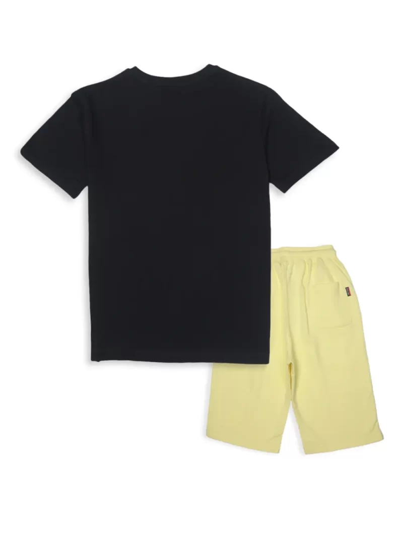 Gini & Jony Boys Multicolor Printed Cotton Co-Ordinate Set