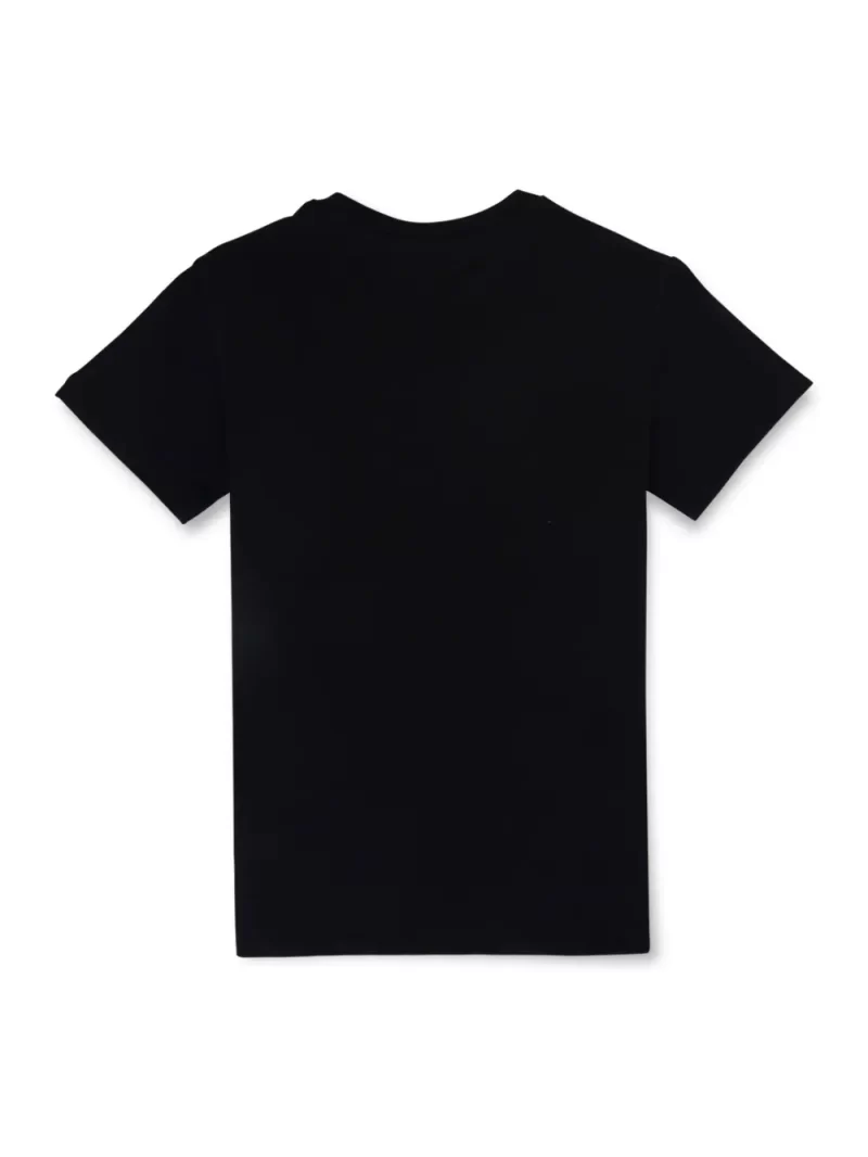 Gini & Jony Boys' Blue T-Shirt Knitshand-Wash Regular Fit