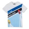 Gini & Jony Boys' Blue T-Shirt Knitshand-Wash Regular Fit