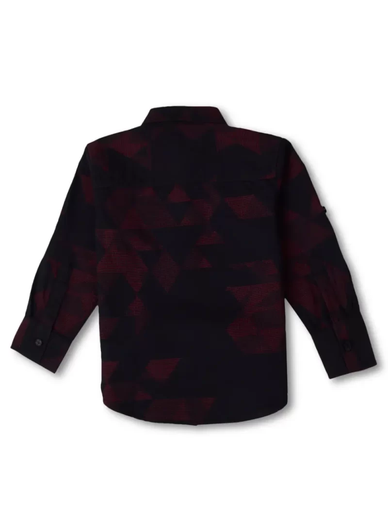 Gini And Jony Boys Solid Cotton Shirt