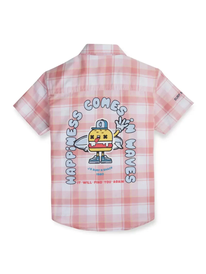 Gini And Jony Boys Solid Cotton Shirt
