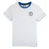 Gini & Jony Boys' Blue T-Shirt Knitshand-Wash Regular Fit