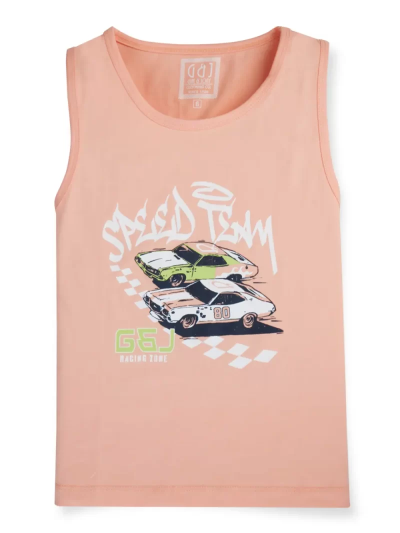 Gini & Jony 
Boys Printed Cotton Blend Regular T Shirt