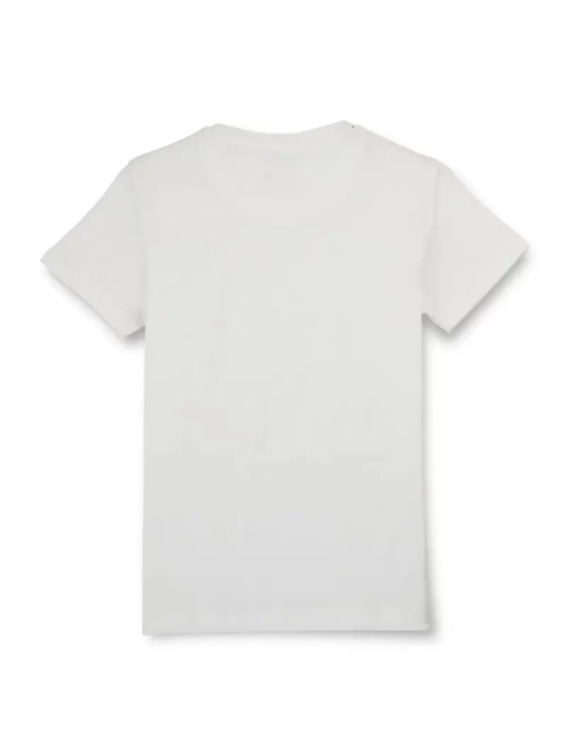 Gini & Jony Boys' Blue T-Shirt Knitshand-Wash Regular Fit