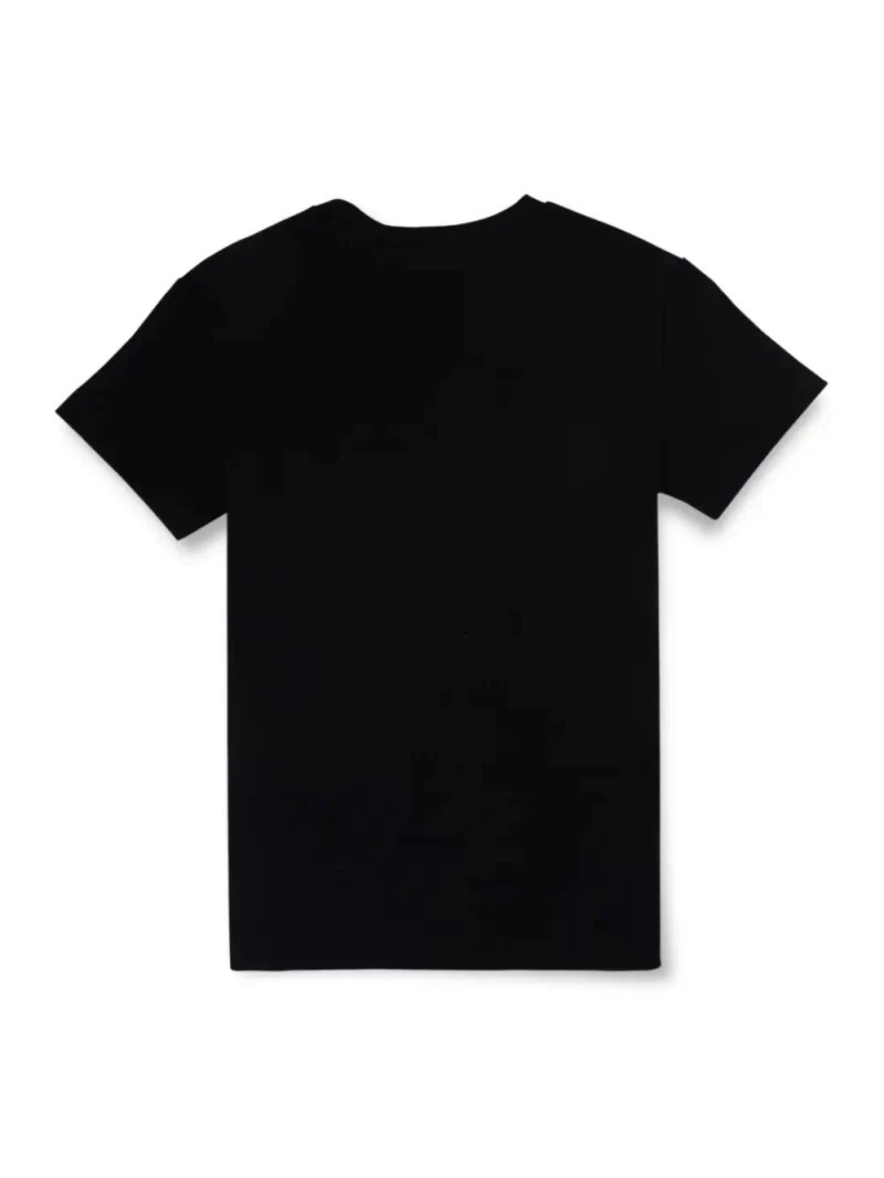 Gini And Jony Boys Black Typographic Print Cotton T-Shirt Half Sleeves