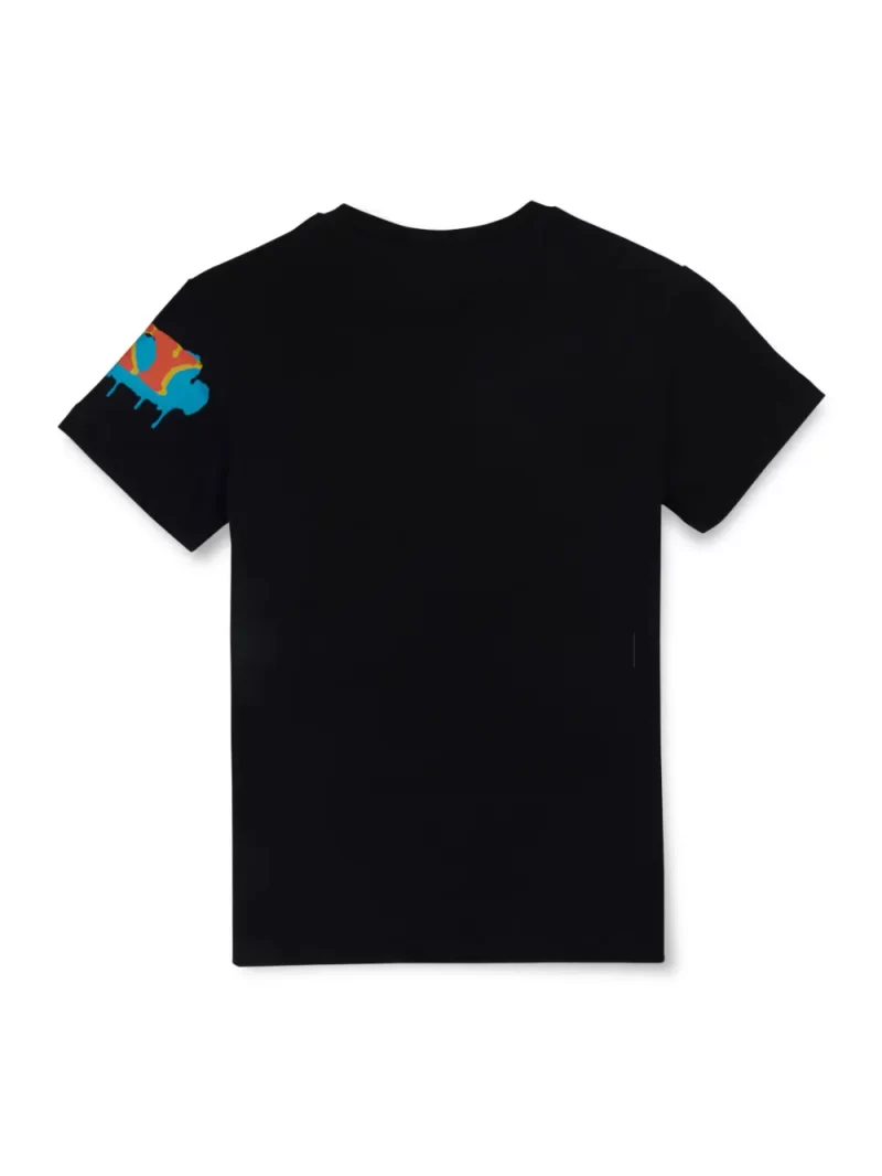 Gini & Jony Boys' Blue T-Shirt Knitshand-Wash Regular Fit