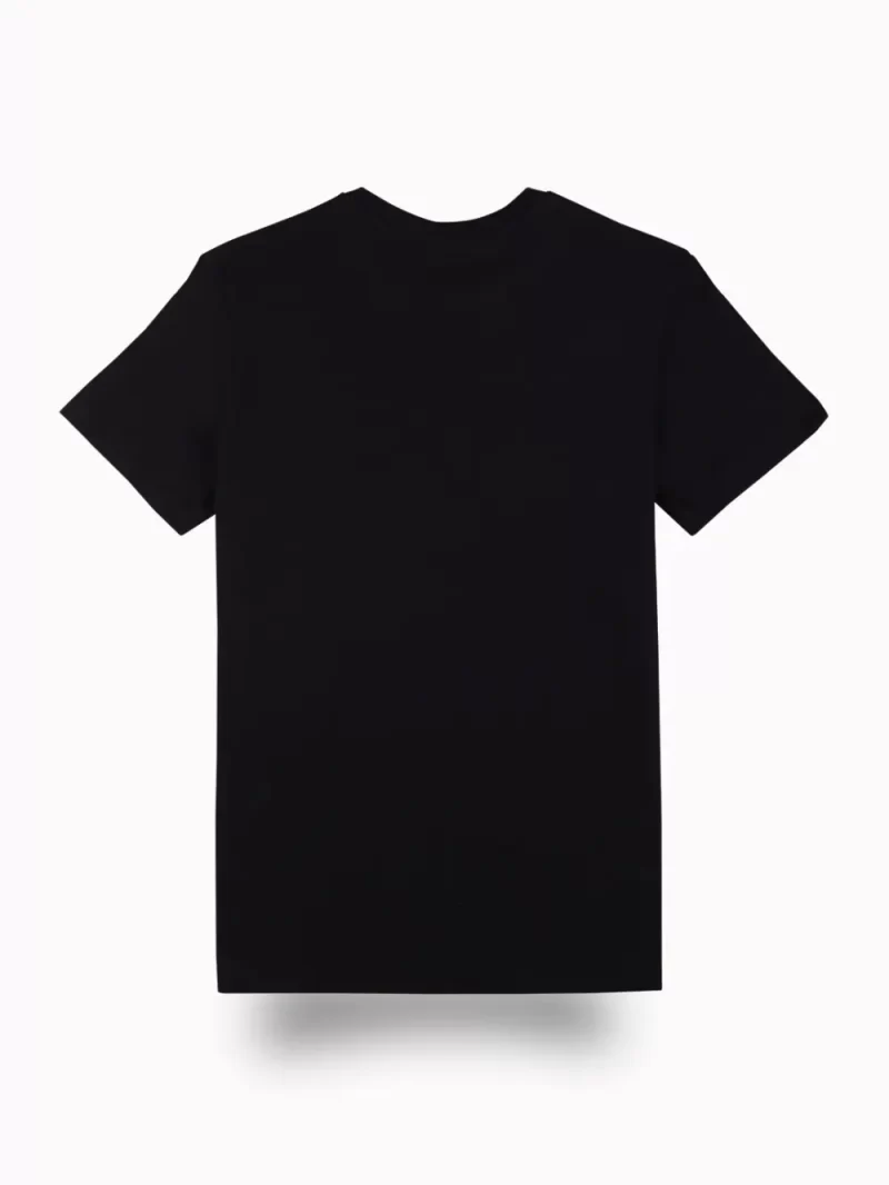 Gini And Jony Boys Black Typographic Print Cotton T-Shirt Half Sleeves