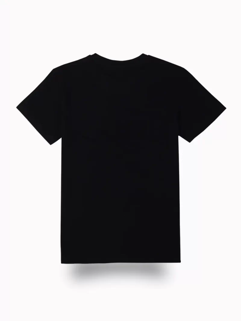 Gini And Jony Boys Black Graphic Print Cotton T-Shirt Half Sleeves