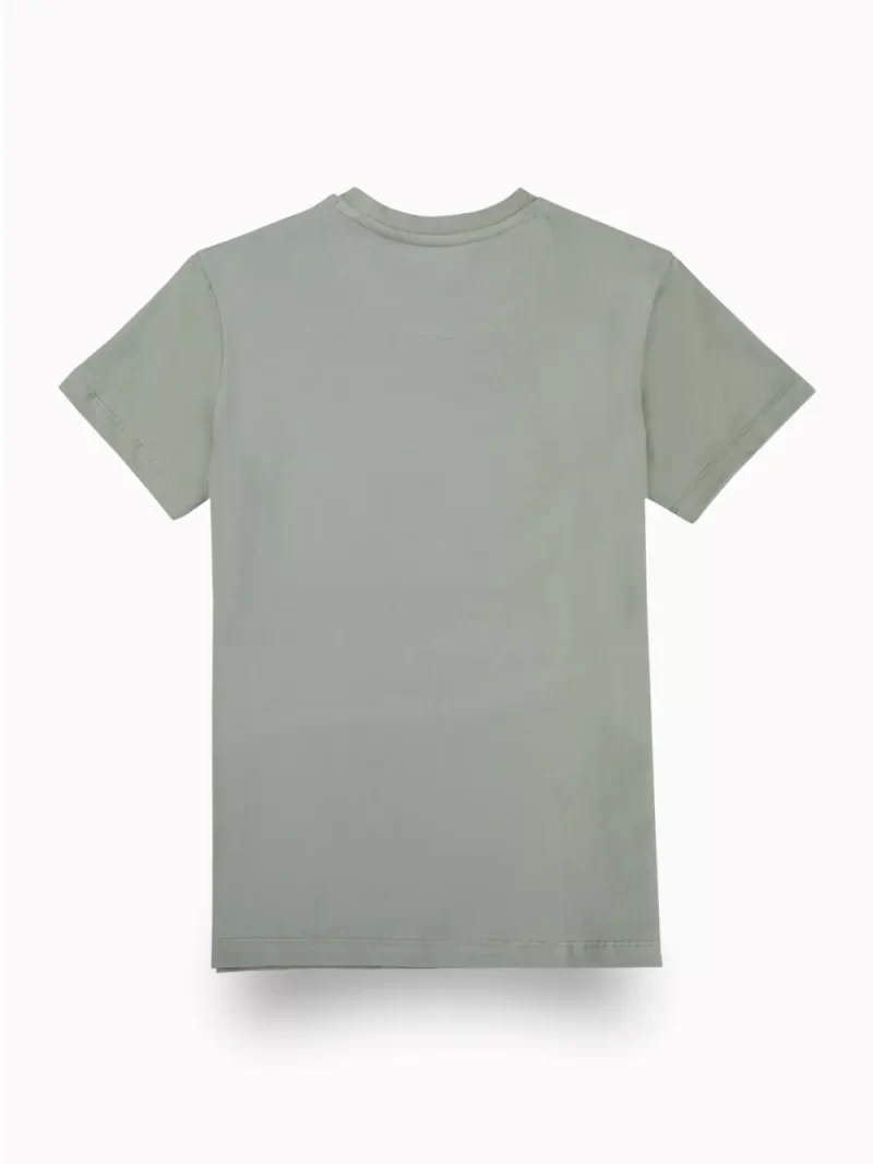Gini And Jony Boys Green Graphic Print Cotton T-Shirt Half Sleeves