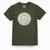 Gini And Jony Boys Green Typographic Print Cotton T-Shirt Half Sleeves