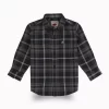 Gini And Jony Boys Black Checks Cotton Shirt Full Sleeves