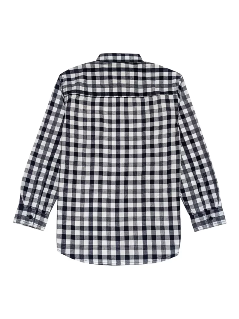 Gini And Jony Boys Blue Checks Cotton Shirt Full Sleeves