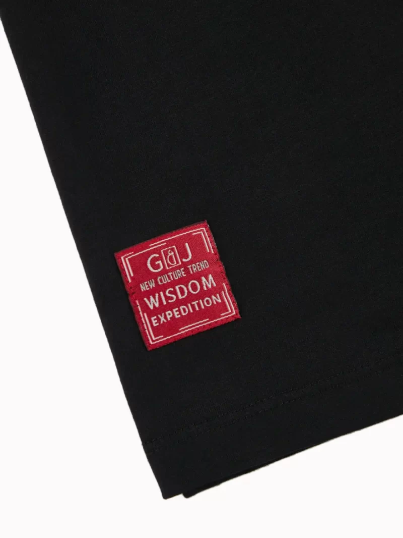 Gini And Jony Boys Black Graphic Print Cotton T-Shirt Half Sleeves