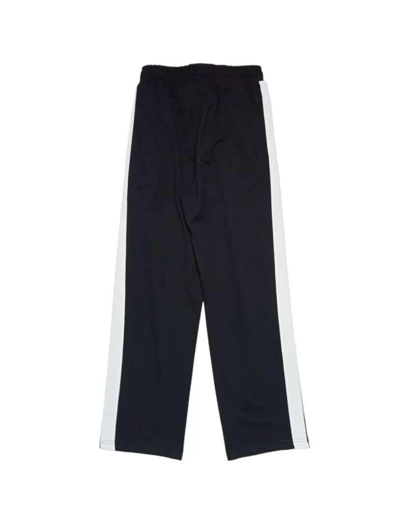 Gini And Jony Boys Black Stripes Cotton Track Pant Elasticated