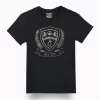 Gini And Jony Boys Black Metallic Print Cotton T-Shirt Half Sleeves
