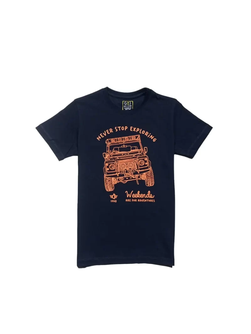 Gini And Jony Boys Blue Checks Cotton Shirt Full Sleeves