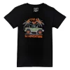 Gini And Jony Boys Black Graphic Print Cotton T-Shirt Half Sleeves