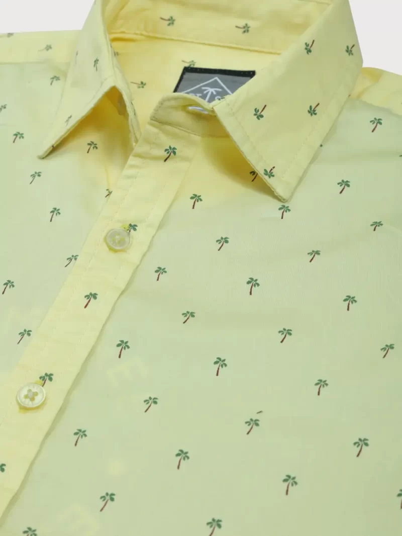 Gini And Jony Boys Solid Cotton Shirt