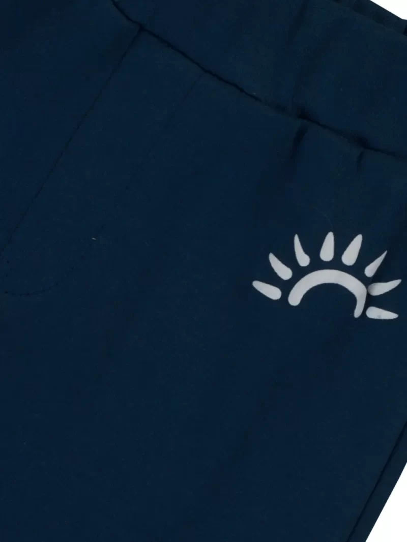 Gj Baby Boys Green Conversational Print Cotton Baby Set Half Sleeves