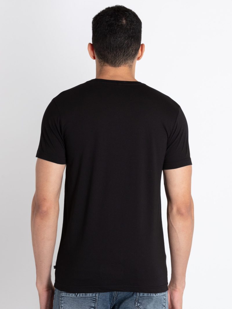 Mens Printed Round Neck T-Shirt