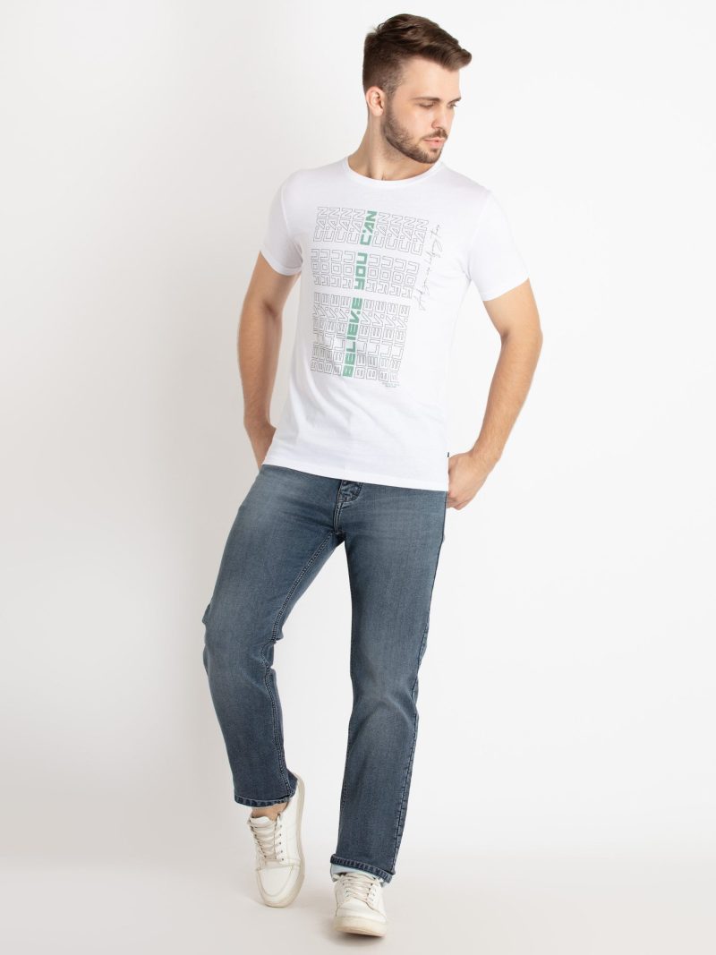 Status Quo Mens Printed Round Neck T-Shirt