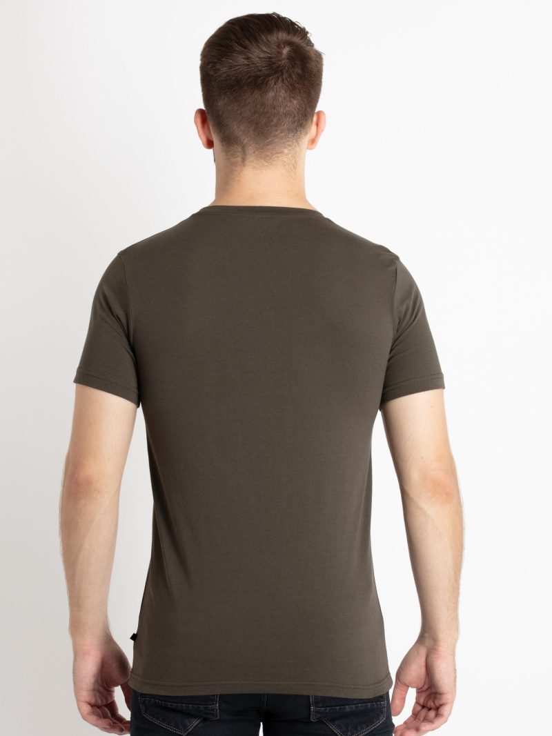 Mens Printed Round Neck T-Shirt