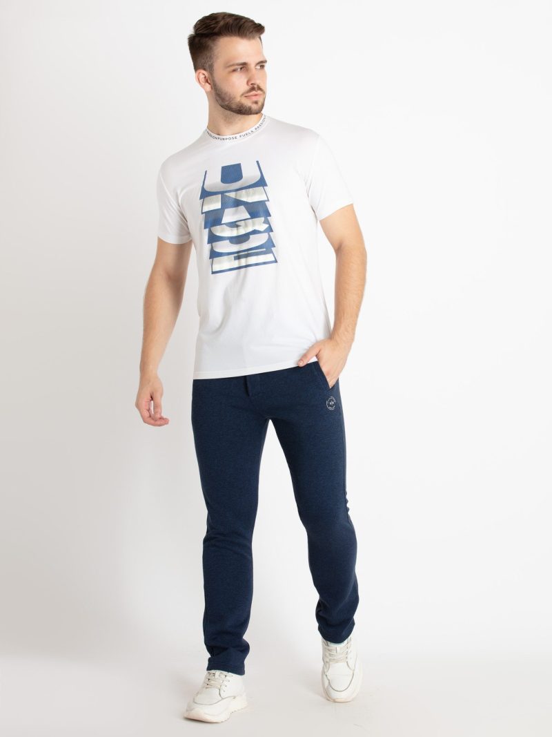 Mens Solid Regular Fit Joggers