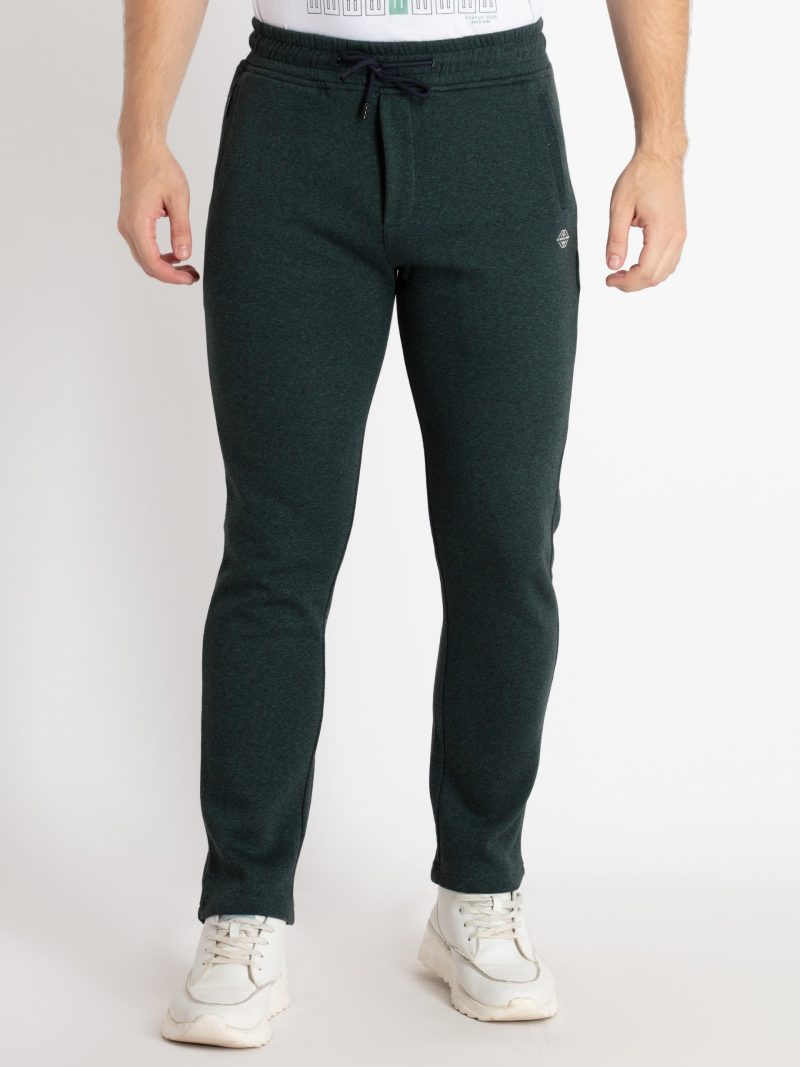 Mens Solid Regular Fit Joggers