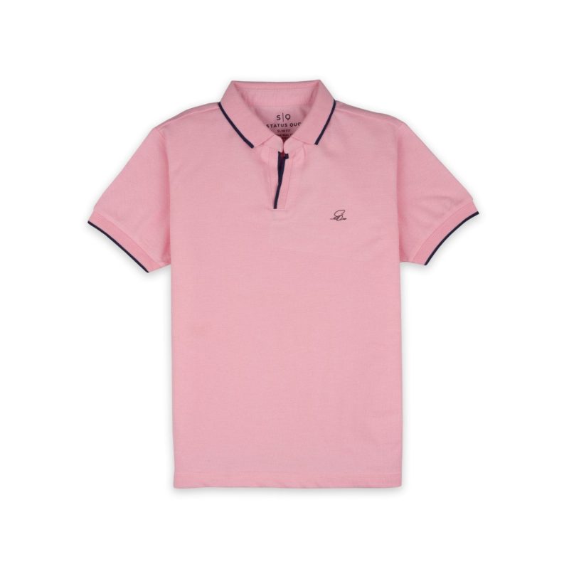 Kids Polo With Tipping Collar