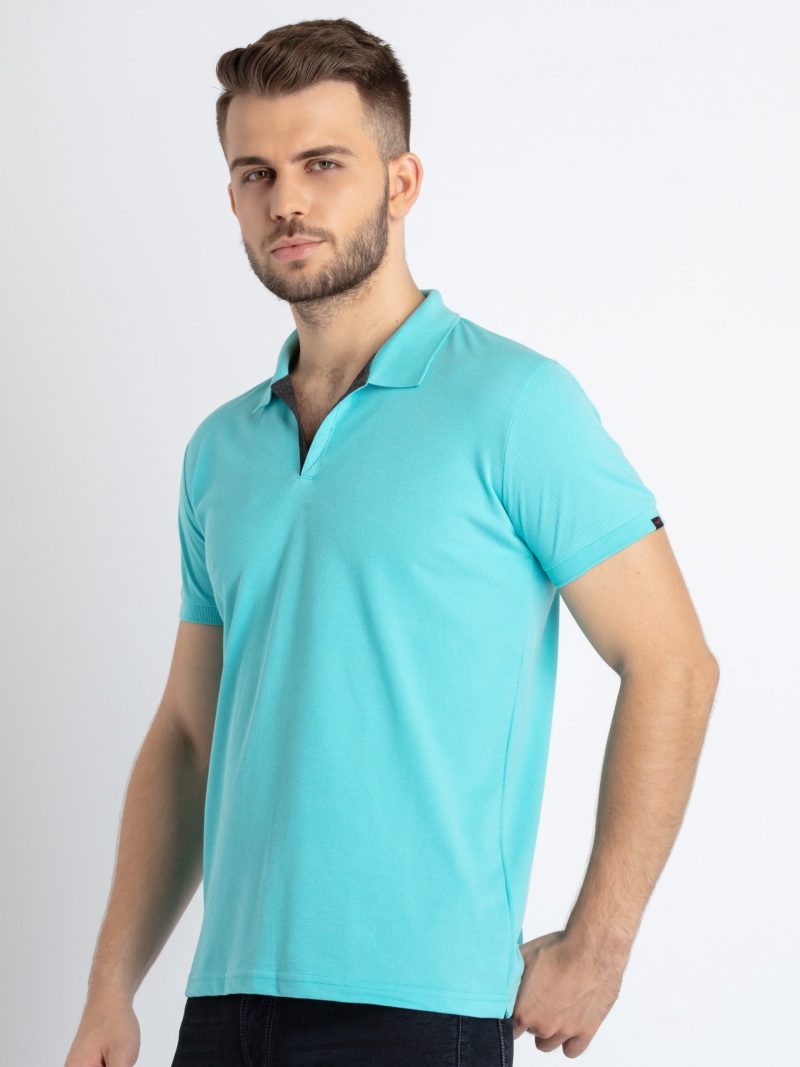 Status Quo Mens Solid Slim Fit Polo T-Shirt